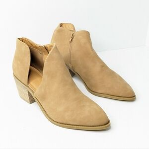 Cynthia Crowley Edith Ankle Booties, Tan, Women's 9.5